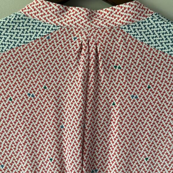 BOY. BAND OF OUTSIDERS 100% SILK PRINTED BUTTON DOWN DRESS SIZE 1 - Picture 4 of 15